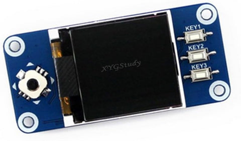 1.44 inch LCD Display HAT for Raspberry Pi 2B/3B/4B/Zero/Zero W 128x128 Pixels SPI Interface @XYGStudy