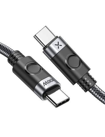 100W USB C to USB C Cable, iDsonix 20V/5A PD Type C Charging Cord - 1.6ft, for MacBook Mac,iPad Pro 11 12.9 Air 4 5 5th 4th Mini 6 6th Generation,Samsung Galaxy S10 S20 S21 S22 22 Plus Ultra
