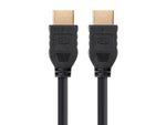 Monoprice HDMI Cable - 1.5 Feet - Black (5 Pack) No Logo, High Speed, 4K@60Hz, HDR, 18Gbps, YCbCr 4:4:4, 32AWG, CL2, Compatible with UHD TV and More - Commercial Series