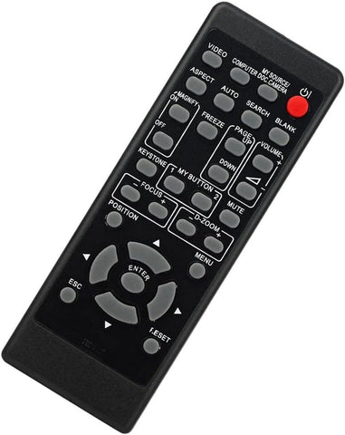 General Replacement Remote Control Fit for HCP-5100X HCP-6200X HCP-N3310X HCP-N3820X HCP-N4010X HCP-N4220X HMP-4000WX HMP-5000X CP-HX2075A HCP-75X HCP-70X for Hitachi Projector