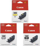 Canon PFI-300 Lucia PRO Ink, Yellow, Compatible to imagePROGRAF PRO-300 Printer & Canon PFI-300 Lucia PRO Ink, Gray, Compatible to imagePROGRAF PRO-300 Printer & Canon PFI-300 Lucia PRO