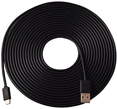 OMNIHIL 30 Feet /10m Mini USB Cables, 5 Pin USB 2.0 Type A Male Mini USB Charging Cable Compatible with Game Controller, Digital Camera, MP3 Player -Black