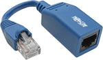 Cisco Console Rollover Cable Adapter (M/F) - RJ45 to RJ45, Blue, 5 in