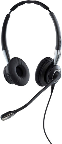Jabra 2400 II USB DUO CC Wired Call Center Headset for Softphone with Noise Cancelling Microphone, Optimized for Unified Communication