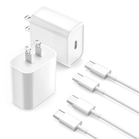 iPad Charger, [2 Pack] 20W USB C iPad 10 Fast Charger for iPad Pro 12.9 inch 2022, Charger Block with 1 meter Type C to C iPad Charging Cable for Apple iPad Pro 2022, iPad Mini 6, Air 5 4, iPad 10 Gen