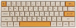 ZMX Honey Milk PBT Heat Sublimation Keycap, XDA Profile Personalized 140 Keycaps Set for MX Switch Mechanical Gaming Keyboard Accessory Keycap Set DIY(only keycap!) (Honey Milk Japanese)