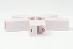 Micro Connectors Cat5e Ethernet Coupler UL Listed White 5-Pack (C20-110L5W-5)