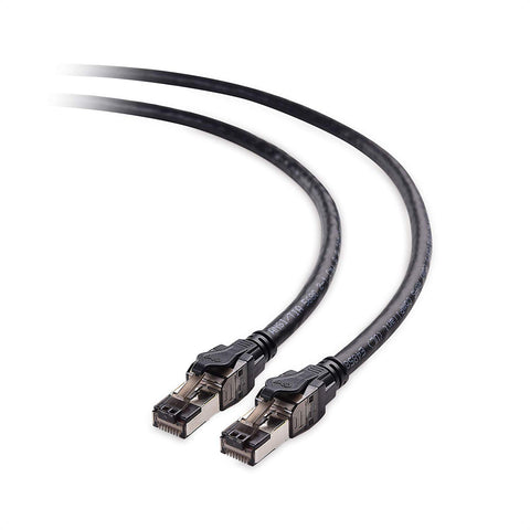 Cable Matters 40Gbps Cat 8 Ethernet Cable 16.4 Feet / 5m (Shielded Cat8 Ethernet Cable, Cat 8 Cable, Category 8 S/FTP Cable) in Black, up to 40Gbps