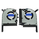 ZHAWULEEFB Replacement New CPU +GPU Cooling Fan for ASUS A15 A17 FA506Q FX506H FA706I FA706Q FA706QR FX706HCB DFS5K22B056738 13NR0600T05011 FNCX 5V 0.5A DFS5K221153718 13NR0600T04011 FNCY DC5V 0.5A