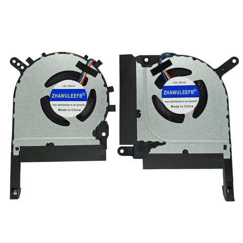 ZHAWULEEFB Replacement New CPU +GPU Cooling Fan for ASUS A15 A17 FA506Q FX506H FA706I FA706Q FA706QR FX706HCB DFS5K22B056738 13NR0600T05011 FNCX 5V 0.5A DFS5K221153718 13NR0600T04011 FNCY DC5V 0.5A