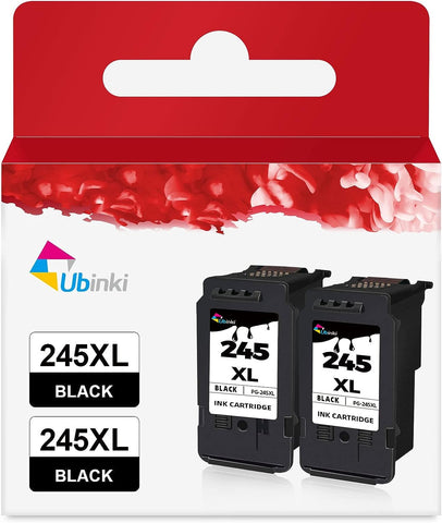 245XL PG-245XL Ink Cartridge 2 Black for Canon 245 PG-245 PG245 XL PG-243 243XL Ink for PIXMA TR4500 TS3122 MG2522 TR4520 MX492 TS3322 MG2500 MX490 TR4522 TS202 TS3320 TS3120 TS3100 Printer|PG245XL