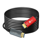 Twozoh HDMI Fiber Optic Cable 495FT, Long 4K Fiber HDMI Cord Supports 4K@60Hz/18Gbps