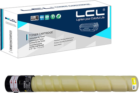 LCL Compatible Toner Cartridge Replacement for Konica Minolta TN321 TN-321 TN321Y TN-321Y A33K230 High Yield C224 C224e C284 C284e C364 C364e (1-Pack Yellow)