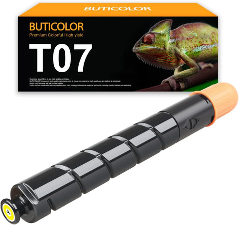 BUTICOLOR Rmanufactured T07 Toner Cartridge Replacement for Canon Image Press C165 DX C7780 C7770 C7765i Color Printer.1 Yellow