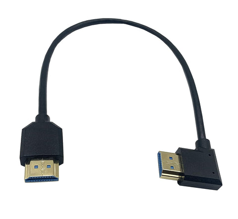 Halokny HDMI 8K Cable, HDMI to Standard HDMI Cable, 1Ft 8K@60hz HDMI Male to HDMI Male High Speed Cord, for Portable Home Digital Devices,Digital Camera and More(Right)