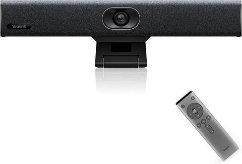 Yealink UVC34 4K Video Conference Camera Certified for Microsoft Teams, 120° Wide Angle Webcam, All in One USB Video Bar, Auto Framing, Audio and Video Conferencing System for Huddle Meeting Room