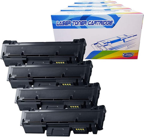 Inktoneram Compatible Toner Cartridges Replacement for Samsung D116L MLT-D116L Xpress M2625 M2625D M2626 M2825DW M2825ND M2826 M2675 M2675F M2675FN M2676 M2875 M2875FD M2875FW M2876 (Black, 4-Pack)