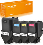 kooway Remanufactrued TNP79 TNP79K TNP79C TNP79M TNP79Y High Yield Toner Cartridge Replacement for Konica Minolta Bizhub C3350i C4050i - 13K/9K Pages (TNP79 High Yield 4 Pack)