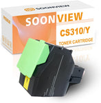 SOONVIEW CS310 70C1HY0 Toner Cartridge Replacement for Lexmark CS310dn CS310n CS410n CS410dn CS510de Printers (1 Pack, Yellow)