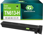 GREENBOX Compatible TN613 High Yield Toner Cartridge Replacement for Konica bizhub TN613 TN613K A0TM130 for Minolta bizhub C452 C552 C652 Printer (1 Pack)