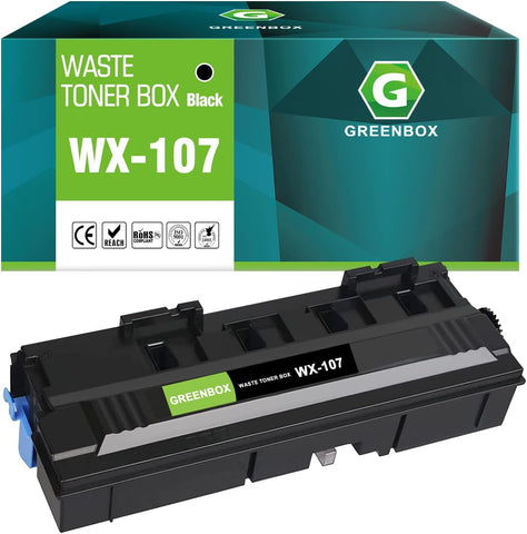 GREENBOX Compatible WX-107 WX107 Waste Toner Container Replacement for Konica WX-107 AAVA0Y1 for Konica Minolta Bizhub C250i C300i C360i C450i C550i C650i Printer (1-Pack, 45,000 Pages)