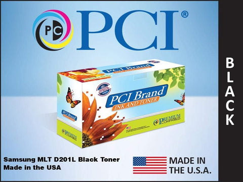 PCI Brand Compatible Toner Cartridge Replacement for Samsung MLT-D201L Black Toner Cartridge 20K Yield