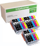 Inkjetcorner Compatible Ink Cartridges Replacement for PGI-280XXL CLI-281XXL PGI 280 XXL CLI 281 for use with TR8620A TR8622A TR8620 TR8622 TS6320 TS9520 TS702A TR8520 TS6220 TR7520 (15-Pack)