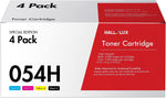 054H Toner Cartridge Compatible Replacement for Canon 054H 054 Compatible with MF644cdw LBF622Cdw MF642Cdw LBP621Cw LBP623Cw MF641Cw Printers (BCMY, 4 Pack)