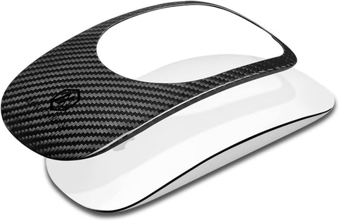 MONOCARBON Carbon Fiber Magic Mouse Cover for Apple Magic Mouse 1/2, Magic Mouse Case, Genuine Carbon Fiber Will Protect Your Mouse from Scratches and Keeping it New(Glossy Black)