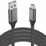 15FT Micro USB Cable, Extra Long, Fast Charging,Nylon Cord,Charger for Sony PS4 Controller/Dual Shock 4/Echo Dot/Kindle Fire/Samsung/Android/Camera,LG Aristo 5/K40/Phoenix/Escape,Moto E/E5/E6, BLU G80