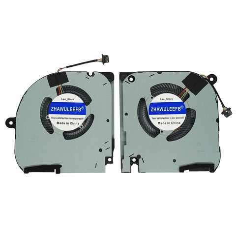 ZHAWULEEFB Replacement New CPU +GPU Cooling Fan for DELL G7 7500 Laptop (MG75080V1-C010-S9A 00XPY2 CPU DC5V 00.41A)(MG80081V1-C010-S9A 08THFX GPU 0.54A DC12V) Fan