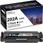 202A CF500A Compatible 1 Pack Black 202A | CF500A Toner Cartridge Replacement for HP Color Pro M280nw M281fdw M254dw M254nw M281cdw M281fdn M254dn Toner Printer