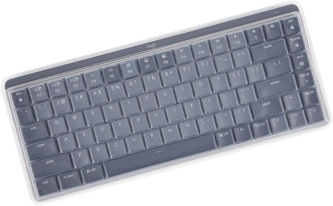 Keyboard Cover for Logitech MX Mechanical Mini Wireless Illuminated Keyboard, MX Mechanical Mini Keyboard Accesseries, Logitech MX Mechanical Mini Keyboard Skin Protector - Clear