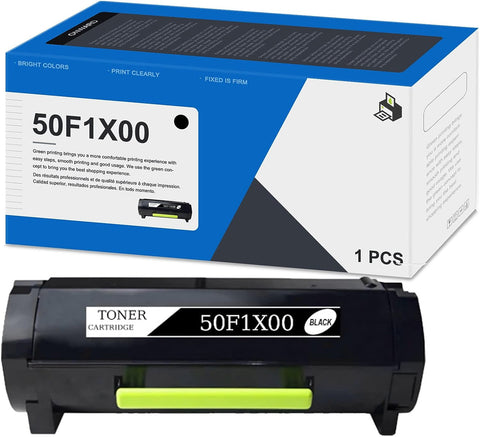 50F1X00 Black Toner Cartridge - Onw 1-Pack Compatible 501X Black Toner Replacement for Lexmark 50F1X00 MS410d MS410dn MS415dn MS510dn MS610de MS610dn MS610dte MS610dtn Printer, 50F1X00 Toner