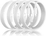 4Pack USB C to Lightning Cable 6ft[Apple MFi Certified],Apple Charging Cord,Fast iPhone Charger Cable Compatible with iPhone 13/13 Pro/13 Pro Max/12/12 Pro/12 Pro Max/SE 3/11 Pro Max/XR/X/8/7,iPad