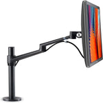 Viozon Single Monitor Mount, Desk Monitor Arm Mount for 17-32" Computer, Height Adjustable, Screen Mount Support 9kg Freely Swivel LCD Display, (OL-1)