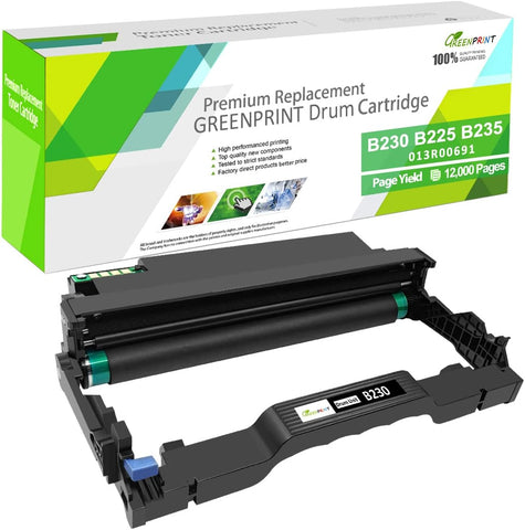 GREENPRINT Compatible Drum Cartridge Drum Unit Imaging Drum B230 B225 B235 013R00691 Black 12000 Pages for Xerox B225 B225dni B230 B230dni B235 B235dni Printer