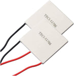 (2pcs) TEC1-12706 Heatsink Semiconductor Refrigeration Tablets 6A 12 Volt 60 Watt Thermoelectric Cooler Cooling Peltier Plate Module