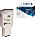 LCL Compatible Ink Cartridge Pigment Replacement for HP 727 XL C1Q12A B3P22A 300ML High Yield DesignJet T1500 T2500 T2530ps T920 T930 T930 T1530 Designjet T3500 (1-Pack Matte Black)