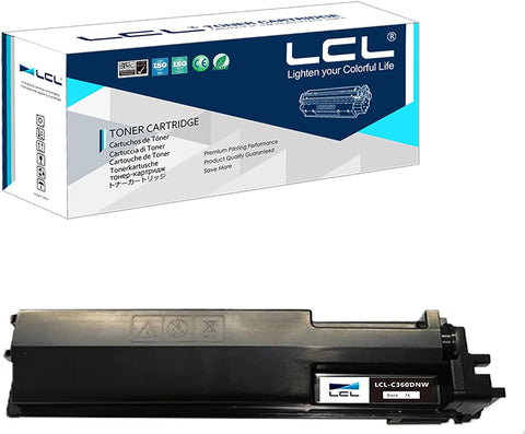 LCL Compatible Toner Cartridge Replacement for Ricoh SP C360 C361 C360DNW C360SFNW 408180 408176 High Yield (1-Pack Black)