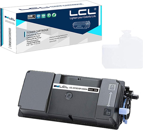 LCL Compatible Toner Cartridge Replacement for Ricoh 407823 SP 5300 5300DN 5310 5310DN MP 501 501SPF 601 601SPF SP 5300 5300DN 5310 5310DN (1-Pack Black)