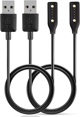 Charger Cable for Bose Frames Audio Sunglasses Replacement USB Charging Cord Accessories for Bose Frames Alto S/M M/L, Bose Frames Rondo, Bose Frames Soprano, Bose Frames Tenor - Black,80cm (2Black)