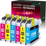 Tuobo Compatible Ink Cartridge Replacement for Brother LC103XL LC101XL Compatible with MFC J870DW J450DW J470DW J650DW J4410DW J4510DW J4710DW J6720 (2C+2M+2Y)