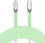 KINPS [MFI Certified 6ft USB C to Lightning Fast Charging Cable Compatible with iPhone 12/11/11Pro/11 Pro Max/XS MAX/X/XR, Supports Power Delivery(for Use with Type C Chargers), Green