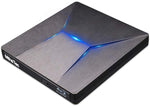 MthsTec External Bluray DVD Drive, USB 3.0 and Type-C Blu-Ray Burner DVD Burner 3D Slim Optical Bluray CD DVD Drive Compatible with Windows XP/7/8/10, MacOS for MacBook, Laptop, Desktop