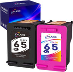 65XL Ink Cartridge Combo Pack Replacement for HP Ink 65 HP 65XL High Yield Works with HP Deskjet 3755 3772 3700 3722 3752 2600 2622 Envy 5055 5000 5070 5052 5014 Printer (1 Black, 1 Tri-Color)