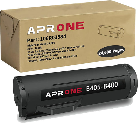 APRONE B405 B400 106R03584 Toner Cartridge Replacement for Xerox VersaLink B405 B400 B400DN B400N B405DN Extra High Capacity Toner Cartridge (24,600 Pages, Black)