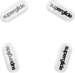 Superglide - Fastest and Smoothest Mouse Feet / Skates Made with Ultra Strong Flawless Glass Super Fast Smooth and Durable Sole for Logitech G304/305 [White]