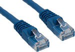 Cablelera ZPK099S1H-10 Cat6 Ethernet Cable UTP Rated 550 MHz with snagless Molded Boots, Blue Color, 1.5', 10 Pieces per Pack