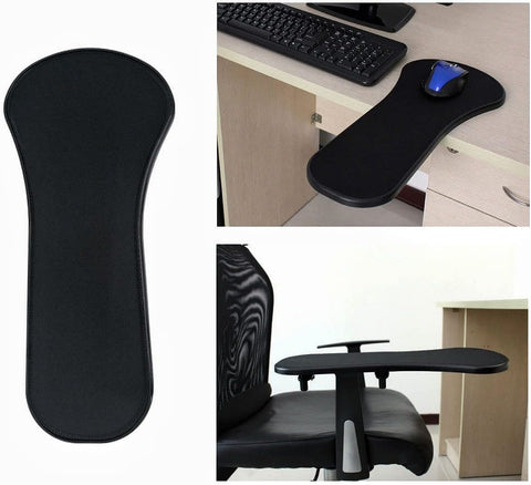 Ergonomic Arm Rest Mouse Pads Dual Purpose for Desk and Chairs, Adjustable Armrest Wrist Support Attachment, Gaming Covers for Elbows and Forearms Pressure Relief Office Computer Desk Extender